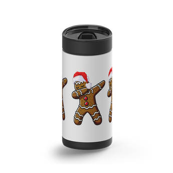 Ginger Dab - White wrap on a black ceramic Wrapware tumbler