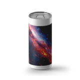 Glowing Stardust wrap on a white ceramic Wrapware tumbler