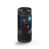 Guard the Gate Custom Tumbler wrap on a black ceramic Wrapware tumbler