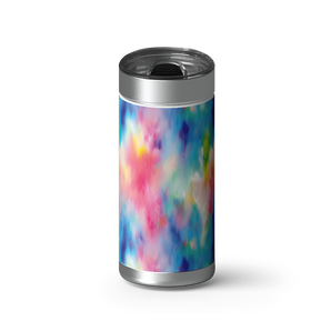 Spring Smudge wrap on a brushed stainless Wrapware tumbler