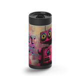 HOT BOT wrap on a black ceramic Wrapware tumbler