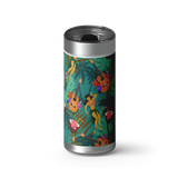 Hula Lounge wrap on a brushed stainless Wrapware tumbler