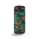 Hula Lounge wrap on a black ceramic Wrapware tumbler