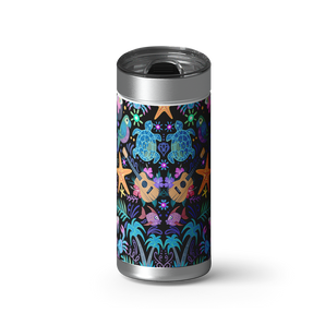 Island Life wrap on a brushed stainless Wrapware tumbler
