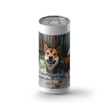 KotaCertified Custom Tumbler wrap on a white ceramic Wrapware tumbler