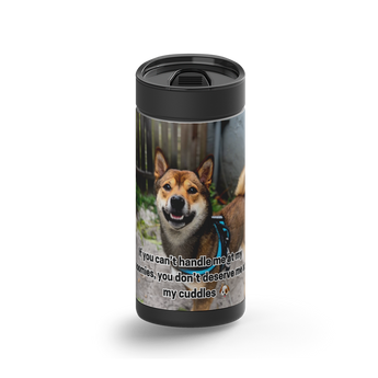 KotaCertified Custom Tumbler wrap on a black ceramic Wrapware tumbler