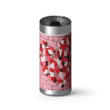 L.O.V.E. wrap on a brushed stainless Wrapware tumbler