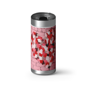L.O.V.E. wrap on a brushed stainless Wrapware tumbler
