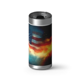 L.O.V.E. America! wrap on a brushed stainless Wrapware tumbler