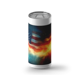 L.O.V.E. America! wrap on a white ceramic Wrapware tumbler