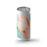Light Blue Marble 1 wrap on a white ceramic Wrapware tumbler