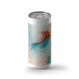 Light Blue Marble 2 wrap on a white ceramic Wrapware tumbler