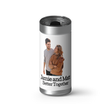 Photo Filter Custom Tumbler wrap on a brushed stainless Wrapware tumbler
