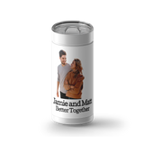 Photo Filter Custom Tumbler wrap on a white ceramic Wrapware tumbler