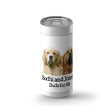 Dog Lover Photo Filters Custom Tumbler wrap on a white ceramic Wrapware tumbler