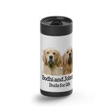 Dog Lover Photo Filters Custom Tumbler wrap on a black ceramic Wrapware tumbler