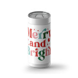 Merry and Bright wrap on a white ceramic Wrapware tumbler