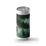 Misty Pines wrap on a white ceramic Wrapware tumbler