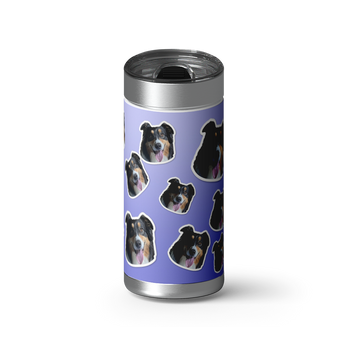 Mix and Match wrap on a brushed stainless Wrapware tumbler