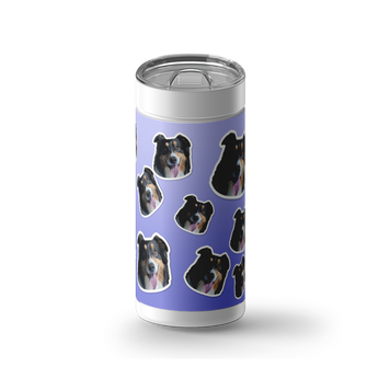 Mix and Match wrap on a white ceramic Wrapware tumbler
