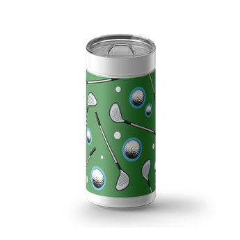 On the Green wrap on a white ceramic Wrapware tumbler