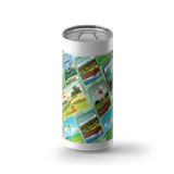 Postcards From the Green wrap on a white ceramic Wrapware tumbler