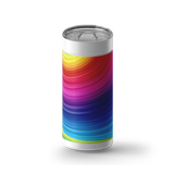 Rainbow Spiral wrap on a white ceramic Wrapware tumbler