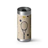 Rally Time wrap on a brushed stainless Wrapware tumbler