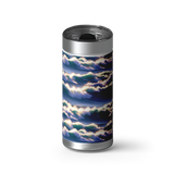 Storm Surge wrap on a brushed stainless Wrapware tumbler