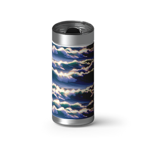 Storm Surge wrap on a brushed stainless Wrapware tumbler