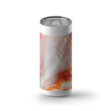Rose Gold Marble 2 wrap on a white ceramic Wrapware tumbler
