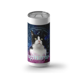 Sagittarius Zodicat Custom Tumbler wrap on a white ceramic Wrapware tumbler