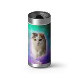 Stardust Dream Custom Tumbler wrap on a brushed stainless Wrapware tumbler