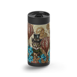 Steampunk Kittens wrap on a black ceramic Wrapware tumbler