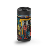 SUB-HUB wrap on a black ceramic Wrapware tumbler