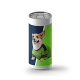 Sunday Football Custom Tumbler wrap on a white ceramic Wrapware tumbler