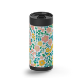 Sunlit Garden wrap on a black ceramic Wrapware tumbler