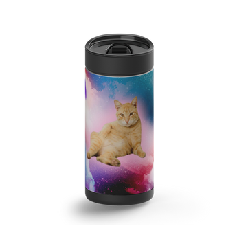 Supernova Burst Custom Tumbler wrap on a black ceramic Wrapware tumbler