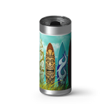 Surf-n-Safari wrap on a brushed stainless Wrapware tumbler
