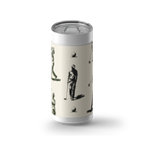 Swing Time wrap on a white ceramic Wrapware tumbler