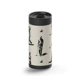 Swing Time wrap on a black ceramic Wrapware tumbler