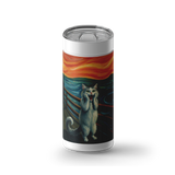 The Meow wrap on a white ceramic Wrapware tumbler
