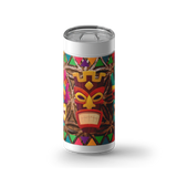 Tiki Me wrap on a white ceramic Wrapware tumbler