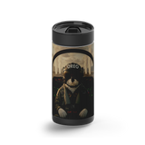 Top Flight Custom Tumbler wrap on a black ceramic Wrapware tumbler