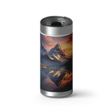 Tranquil Waterscape wrap on a brushed stainless Wrapware tumbler