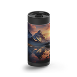 Tranquil Waterscape wrap on a black ceramic Wrapware tumbler