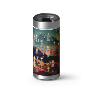 Valley Girlz wrap on a brushed stainless Wrapware tumbler