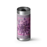 Violet Gallery wrap on a brushed stainless Wrapware tumbler