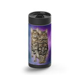 Violet Void Zodicat Custom Tumbler wrap on a black ceramic Wrapware tumbler
