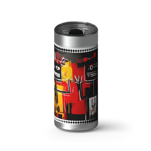 YIKES! wrap on a brushed stainless Wrapware tumbler
